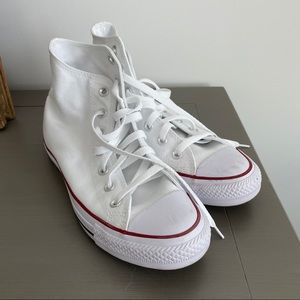 White Converse High-Tops